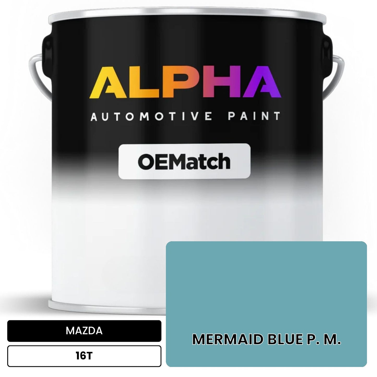 MAZDA MERMAID BLUE P. M. 16T OEMatch Basecoat