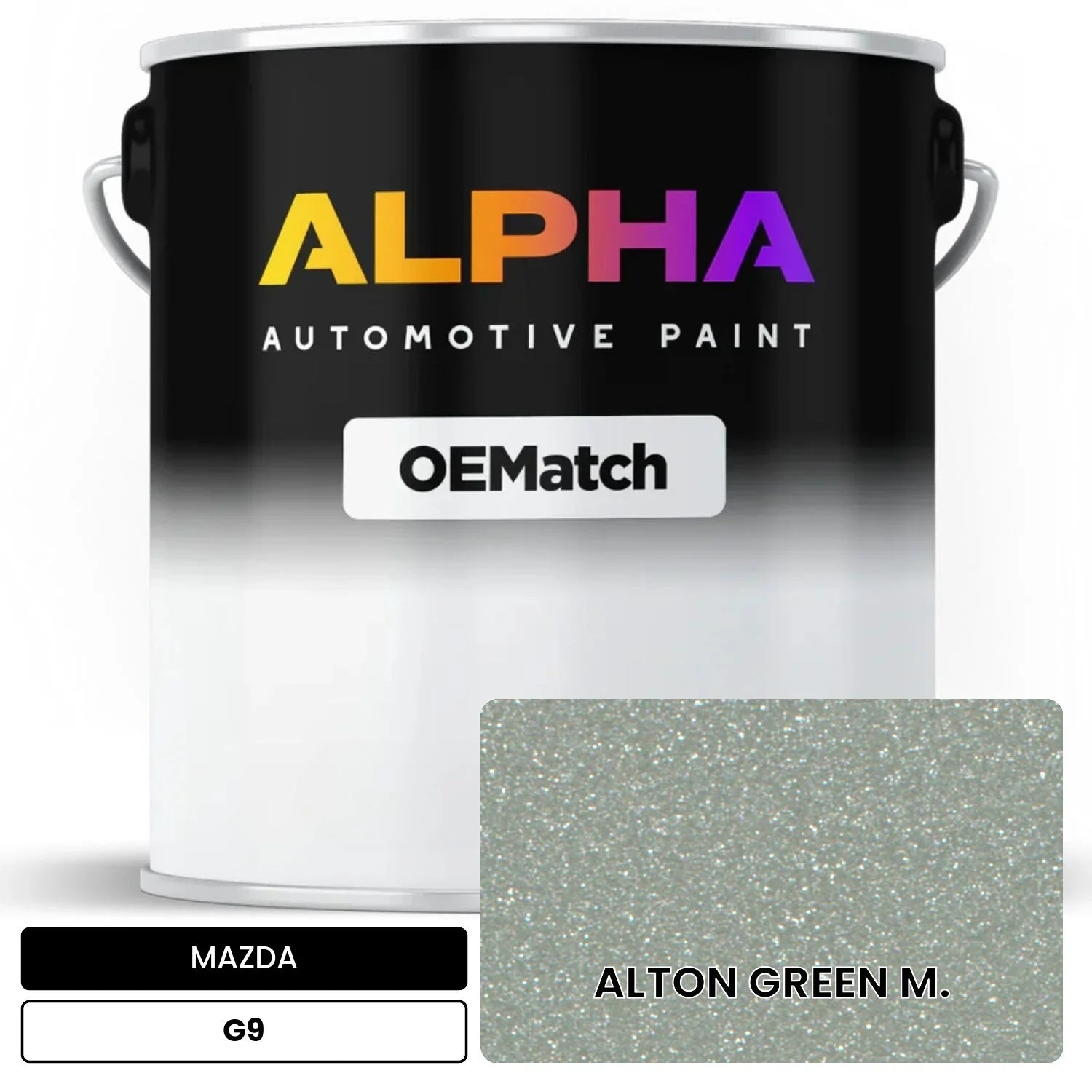 MAZDA ALTON GREEN M. G9 OEMatch Basecoat