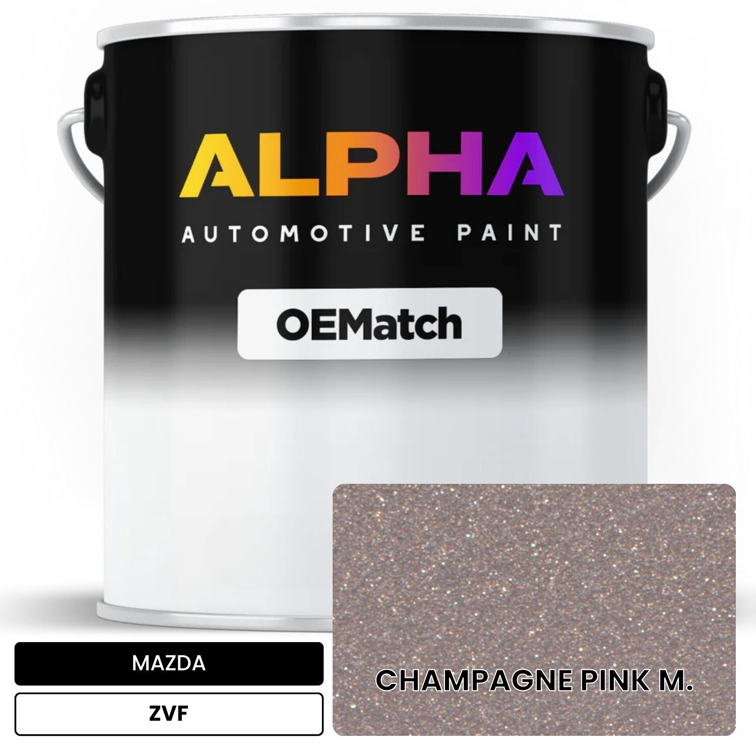 MAZDA CHAMPAGNE PINK M. ZVF OEMatch Basecoat