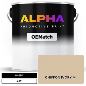 MAZDA CHIFFON IVORY M. 45T | OEMatch Automotive Basecoat