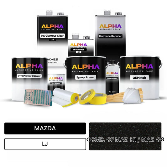 MAZDA COMB. OF MAZ  H1 / MAZ  Q8 LJ OEMatch Vehicle Paint Kit