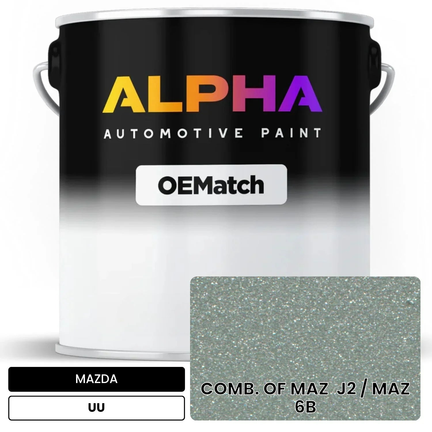 MAZDA COMB. OF MAZ  J2 / MAZ  6B UU OEMatch Basecoat