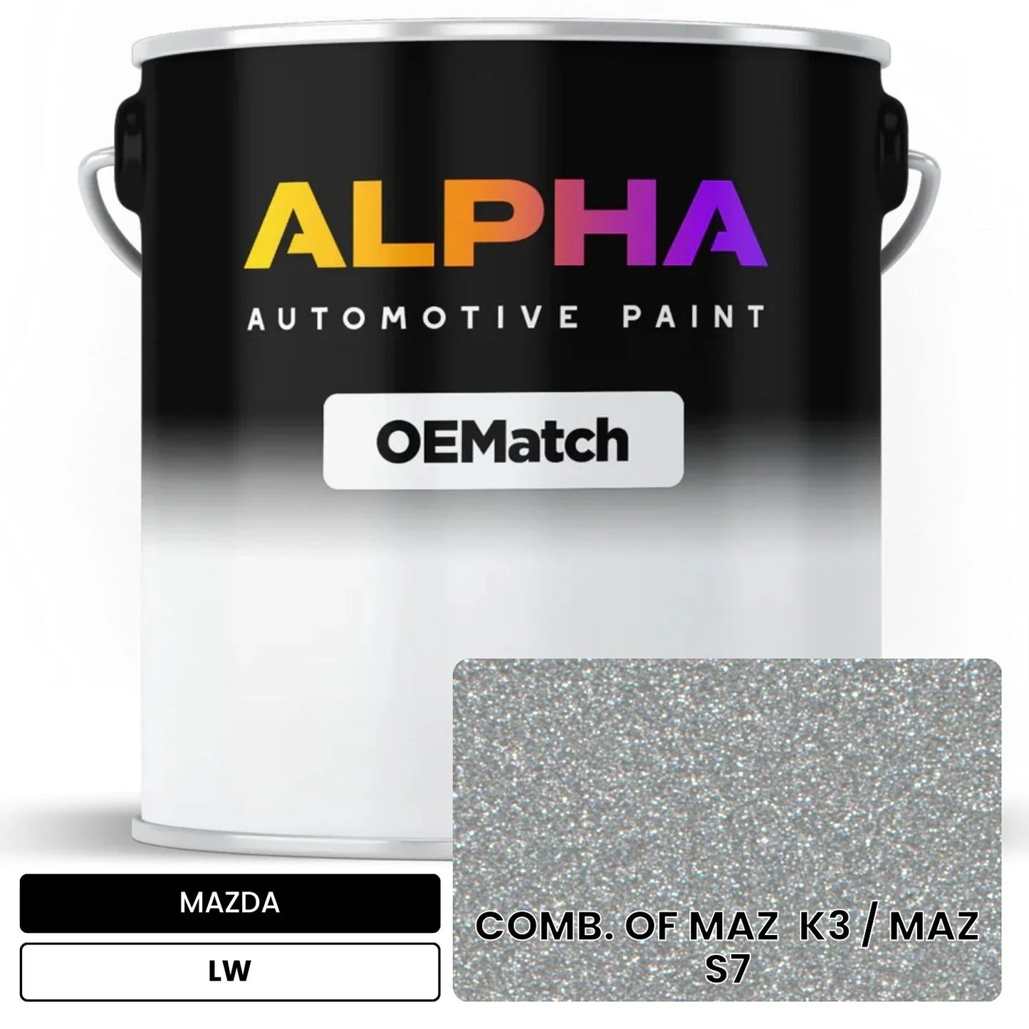 MAZDA COMB. OF MAZ  K3 / MAZ  S7 LW OEMatch Basecoat