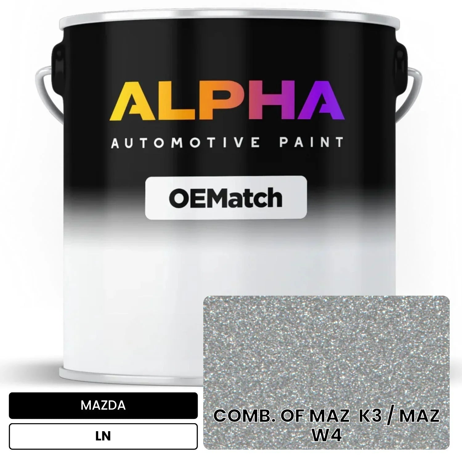 MAZDA COMB. OF MAZ  K3 / MAZ  W4 LN OEMatch Basecoat