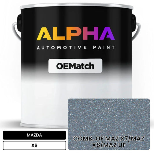 MAZDA COMB. OF MAZ X7/MAZ X8/MAZ UF X6 OEMatch Basecoat