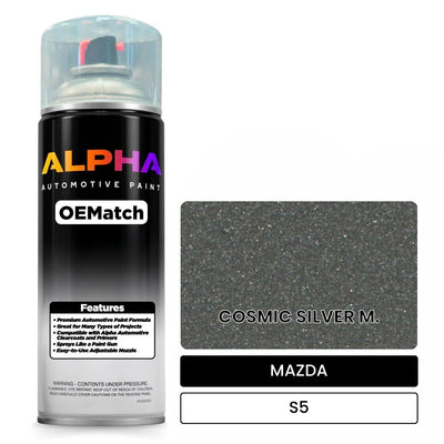 MAZDA COSMIC SILVER M. S5 | OEMatch Automotive Spraycan