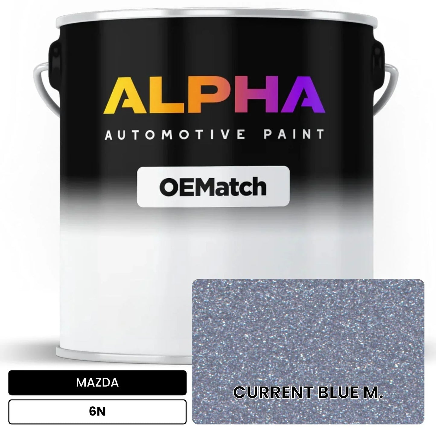 MAZDA CURRENT BLUE M. 6N OEMatch Basecoat