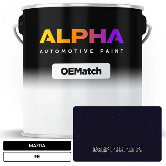 MAZDA DEEP PURPLE P. E9 OEMatch Basecoat