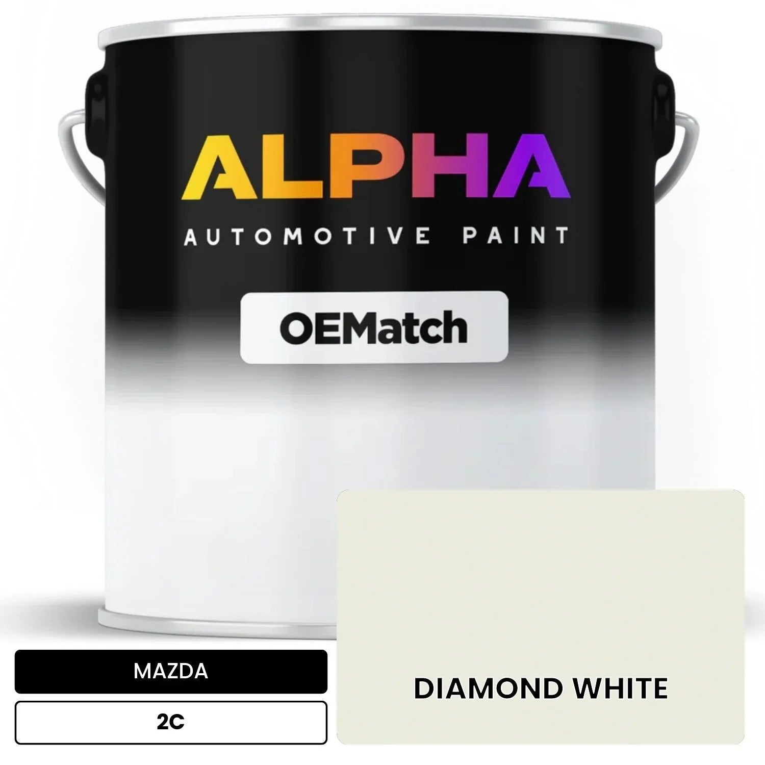 MAZDA DIAMOND WHITE 2C OEMatch Basecoat