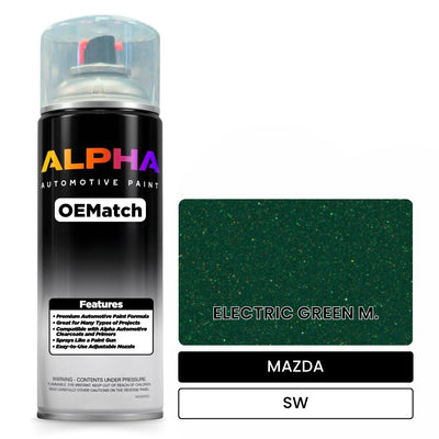 MAZDA ELECTRIC GREEN M. SW | OEMatch Automotive Spraycan