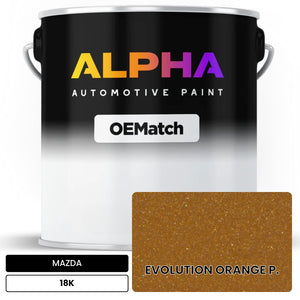 MAZDA EVOLUTION ORANGE P. 18K | OEMatch Automotive Basecoat