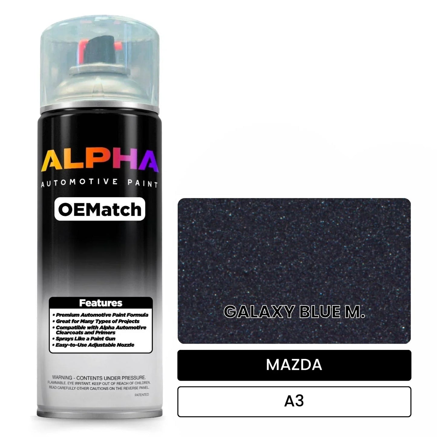 MAZDA GALAXY BLUE M. A3 OEMatch Spraycan