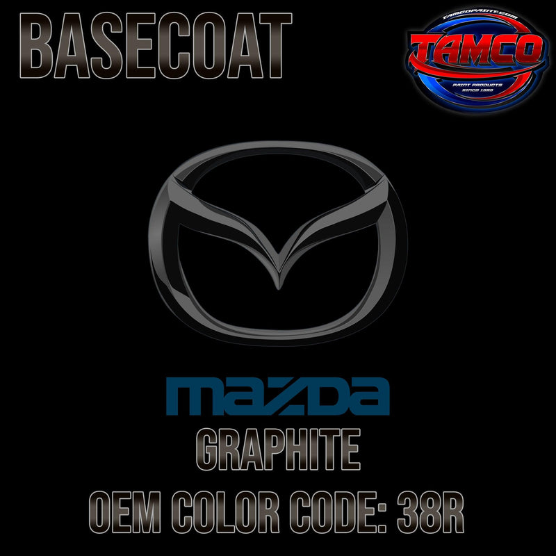 Mazda Graphite | 38R | 2010-2013 | OEM Basecoat - The Spray Source - Tamco Paint Manufacturing
