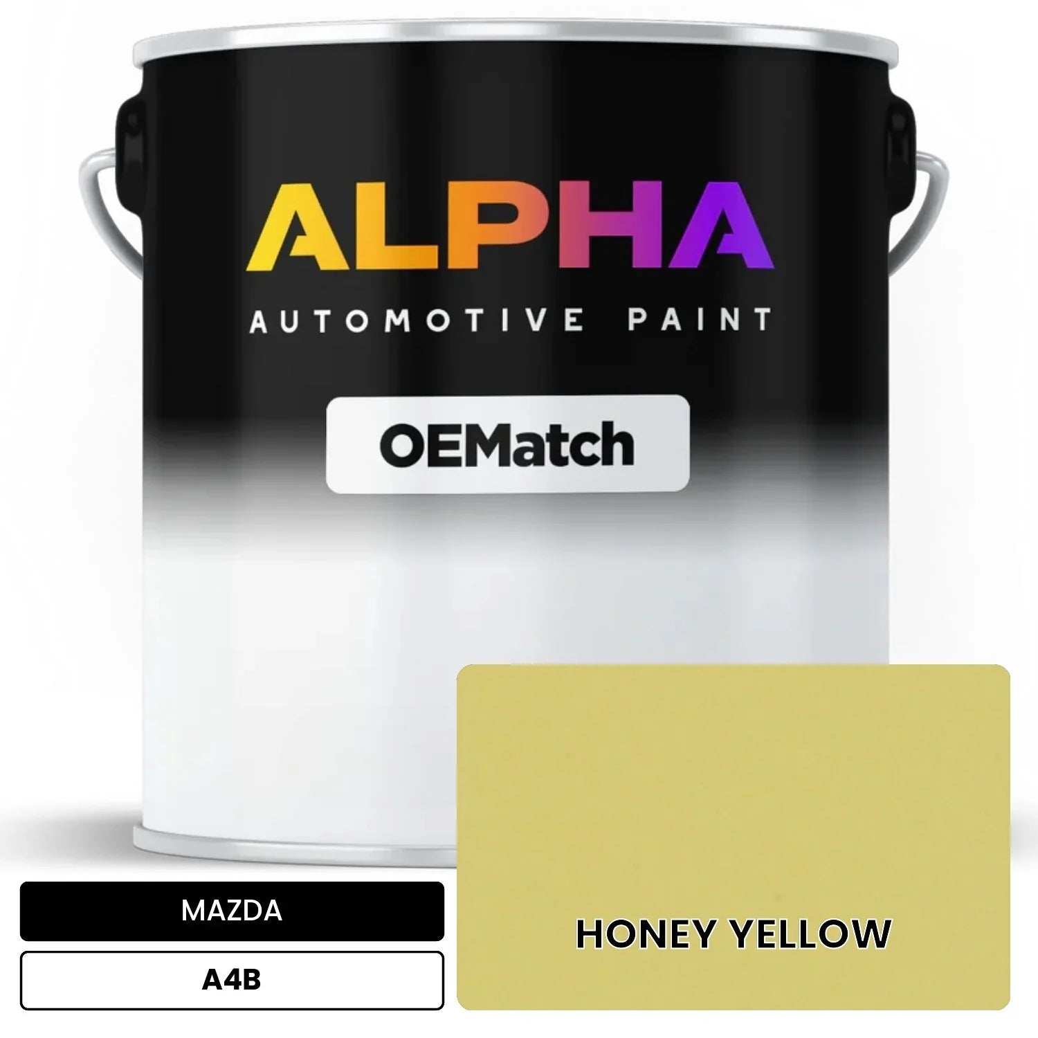 MAZDA HONEY YELLOW A4B OEMatch Basecoat
