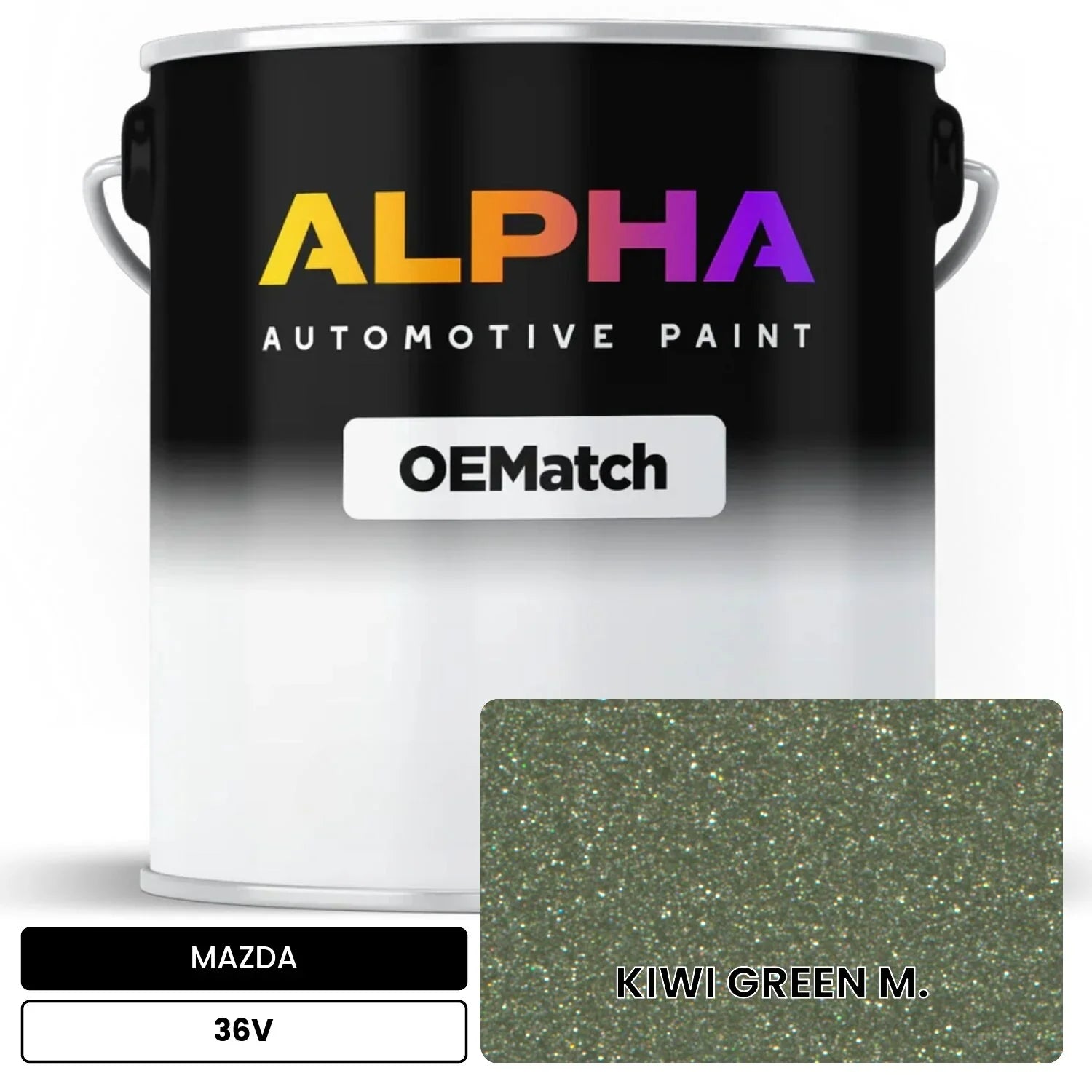 MAZDA KIWI GREEN M. 36V OEMatch Basecoat