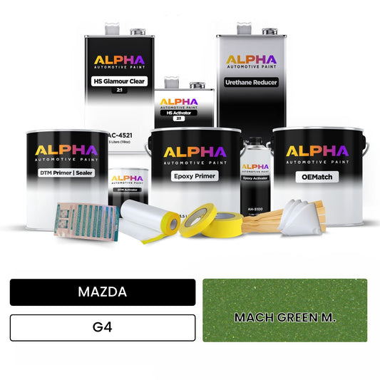 MAZDA MACH GREEN M. G4 OEMatch Vehicle Paint Kit