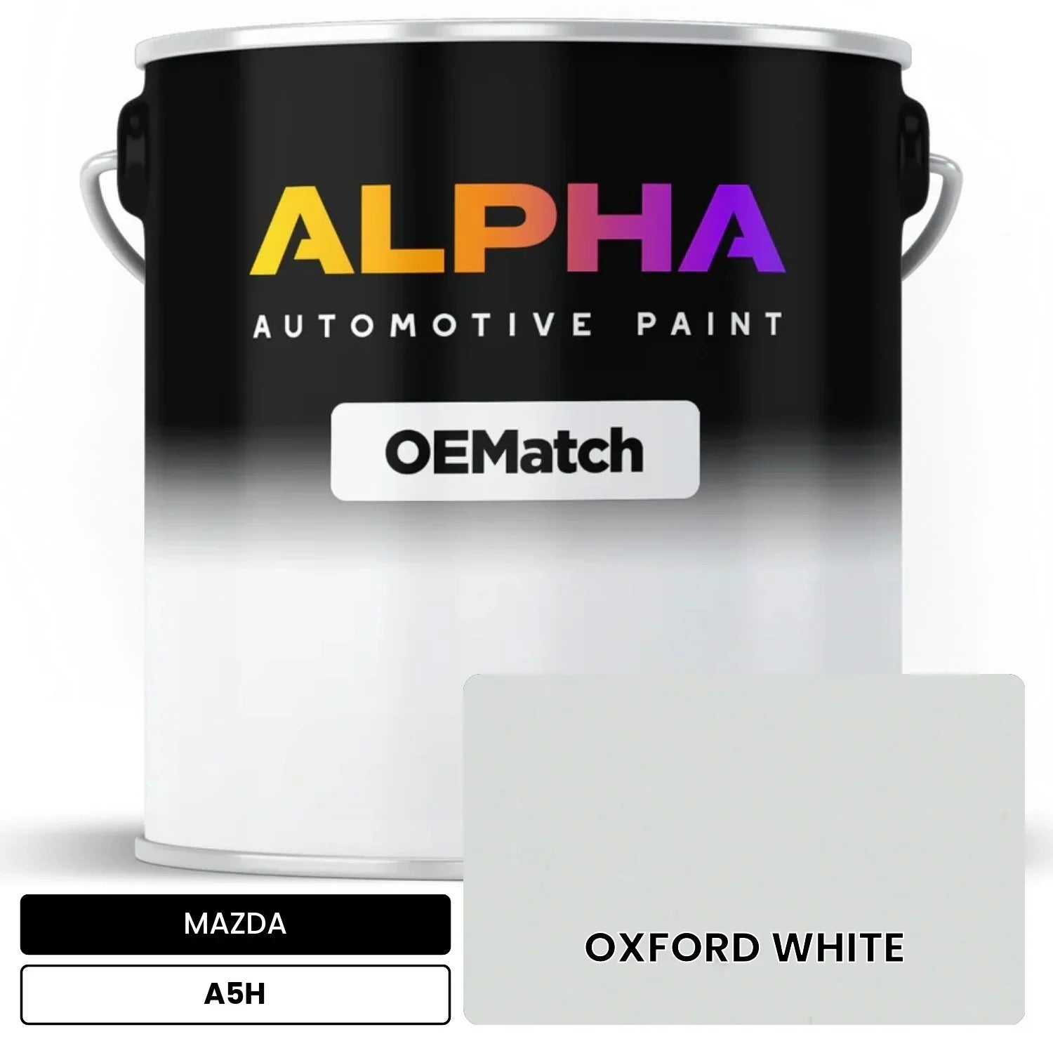 MAZDA OXFORD WHITE A5H OEMatch Basecoat