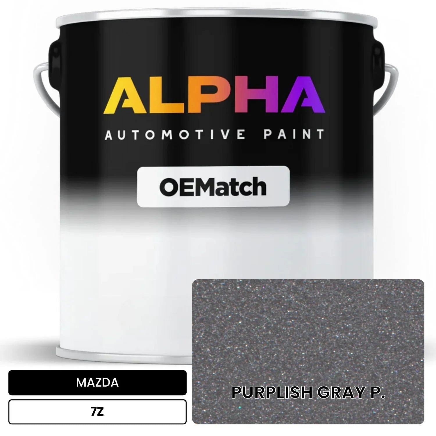 MAZDA PURPLISH GRAY P. 7Z OEMatch Basecoat