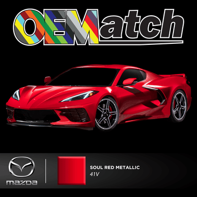 Mazda Soul Red Metallic 41V KIT | OEM Drop-In Pigment - The Spray Source - Alpha Pigments
