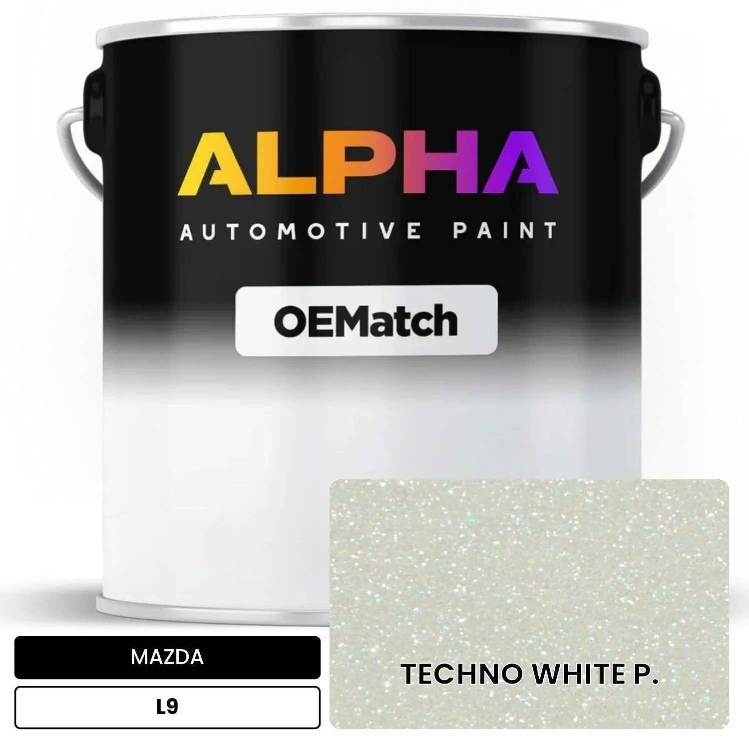 MAZDA TECHNO WHITE P. L9 OEMatch Basecoat