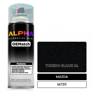 MAZDA TUXEDO BLACK M. M7211 | OEMatch Automotive Spraycan