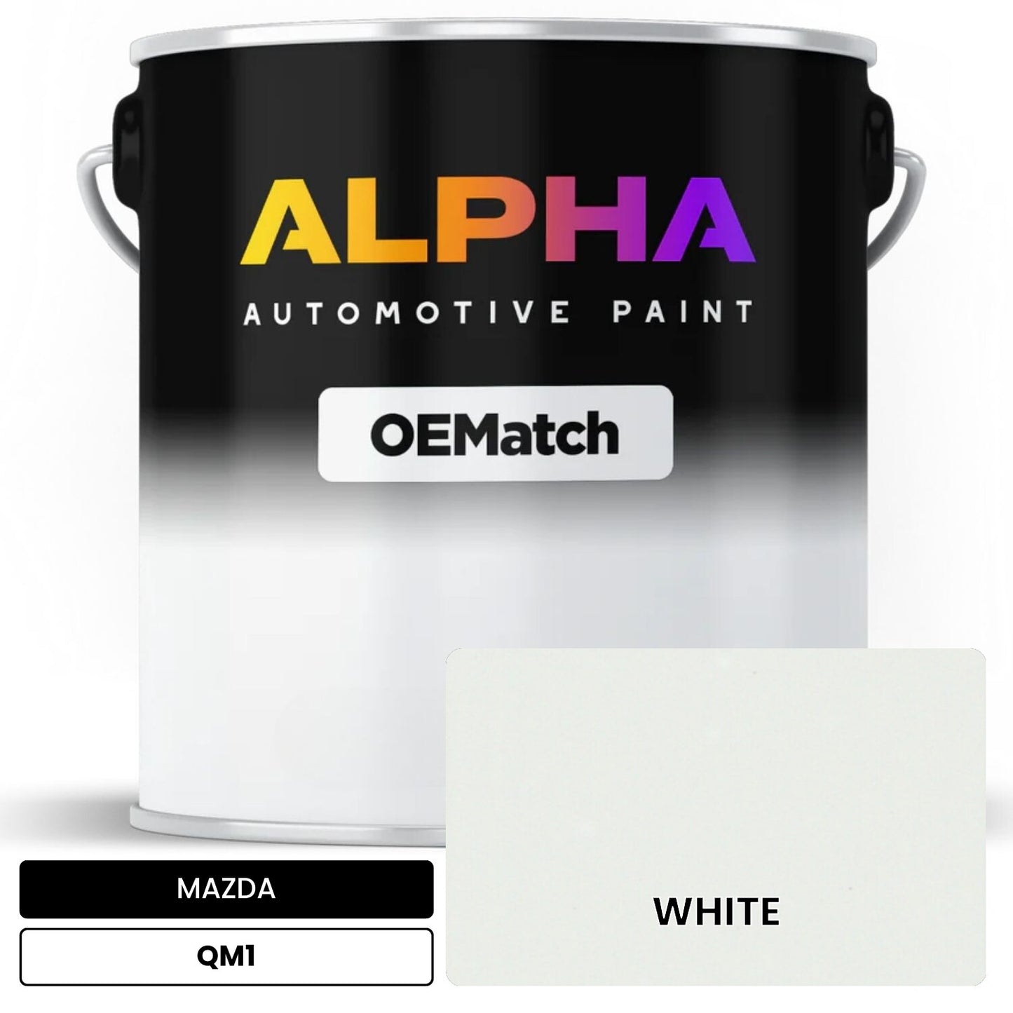 MAZDA WHITE QM1 OEMatch Basecoat