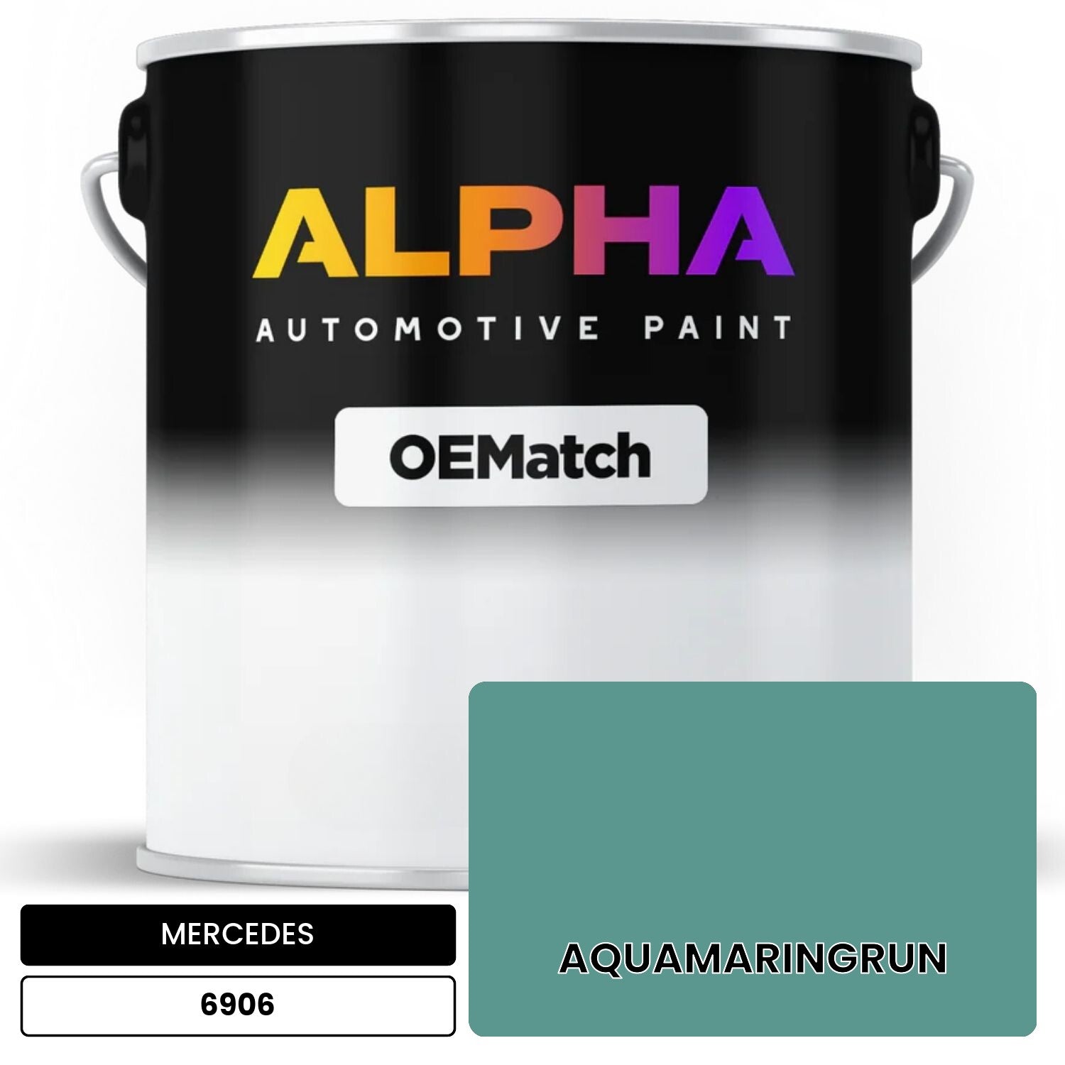MERCEDES AQUAMARINGRUN 6906 OEMatch Basecoat