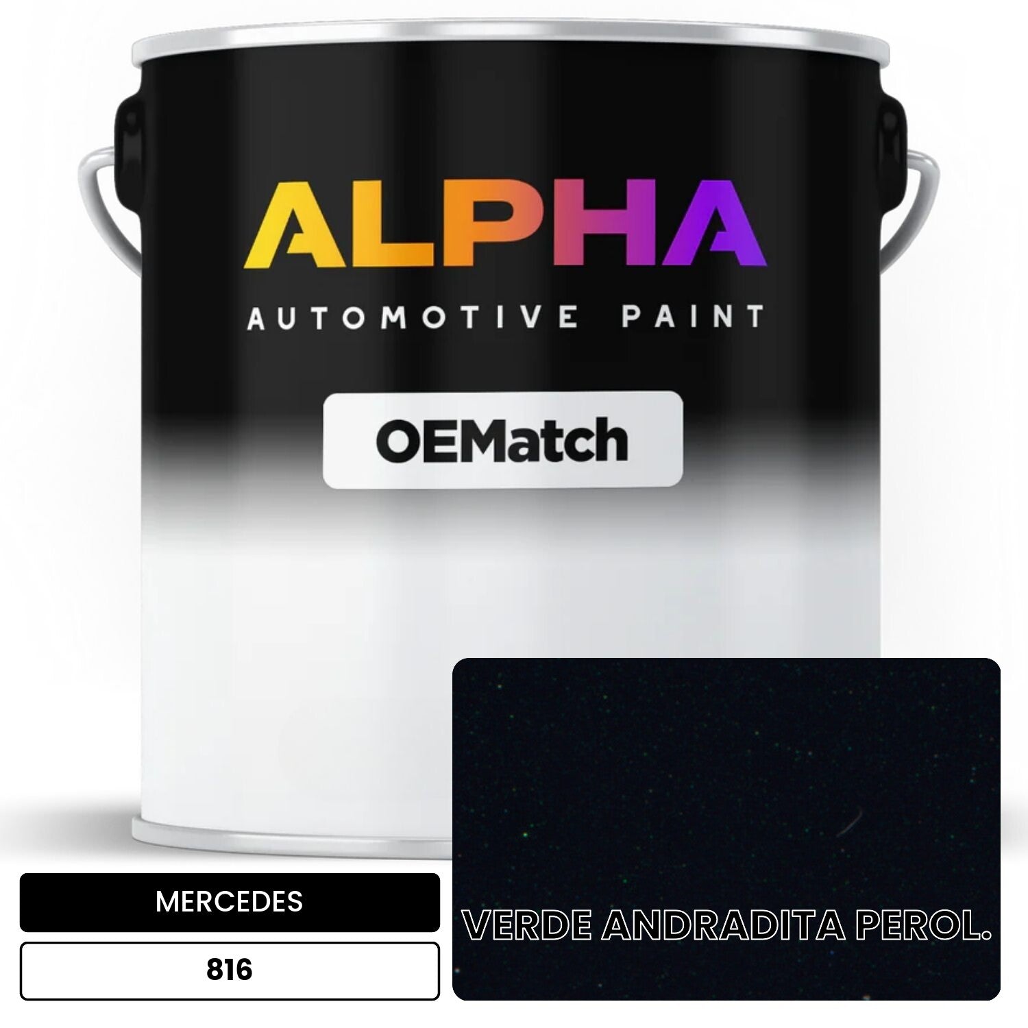MERCEDES Andradita Green Perol. 816 OEMatch Basecoat