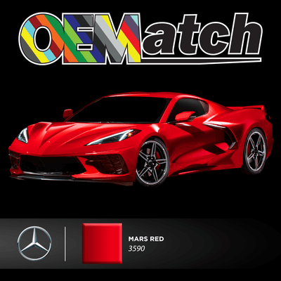 Mercedes Benz Mars Red | OEM Drop-In Pigment - The Spray Source - Alpha Pigments