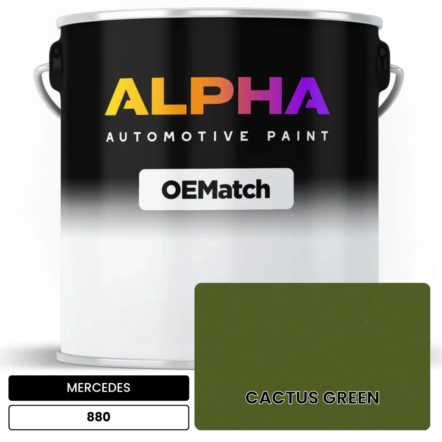 MERCEDES Cactus Green 880 OEMatch Basecoat