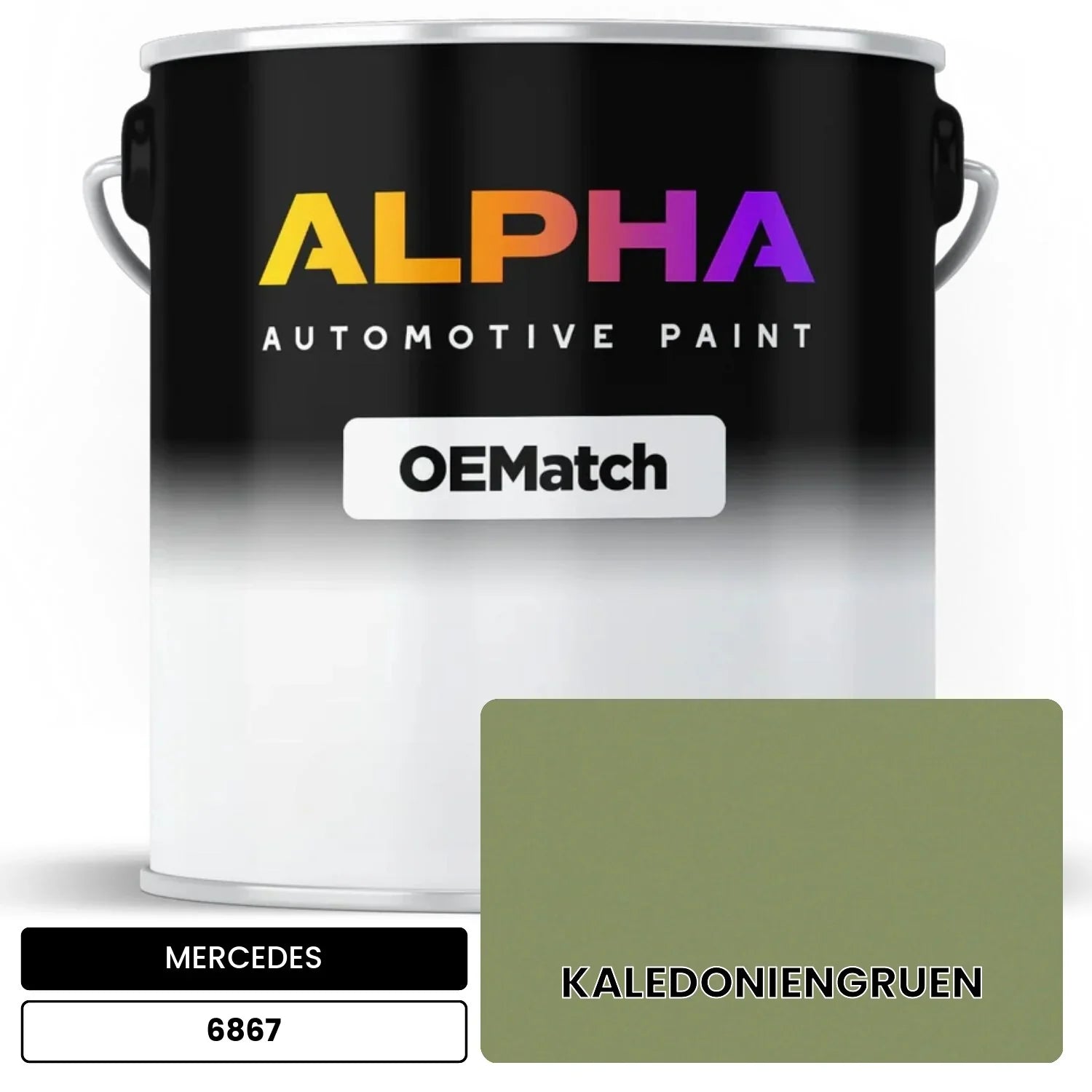 MERCEDES Caledonian Green 6867 OEMatch Basecoat