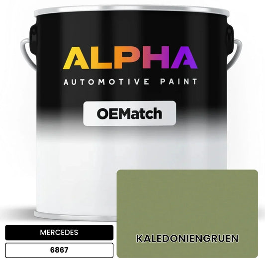 MERCEDES Caledonian Green 6867 OEMatch Basecoat