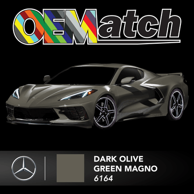 Mercedes Dark Olive Green Magno | OEM Drop-In Pigment - The Spray Source - Alpha Pigments