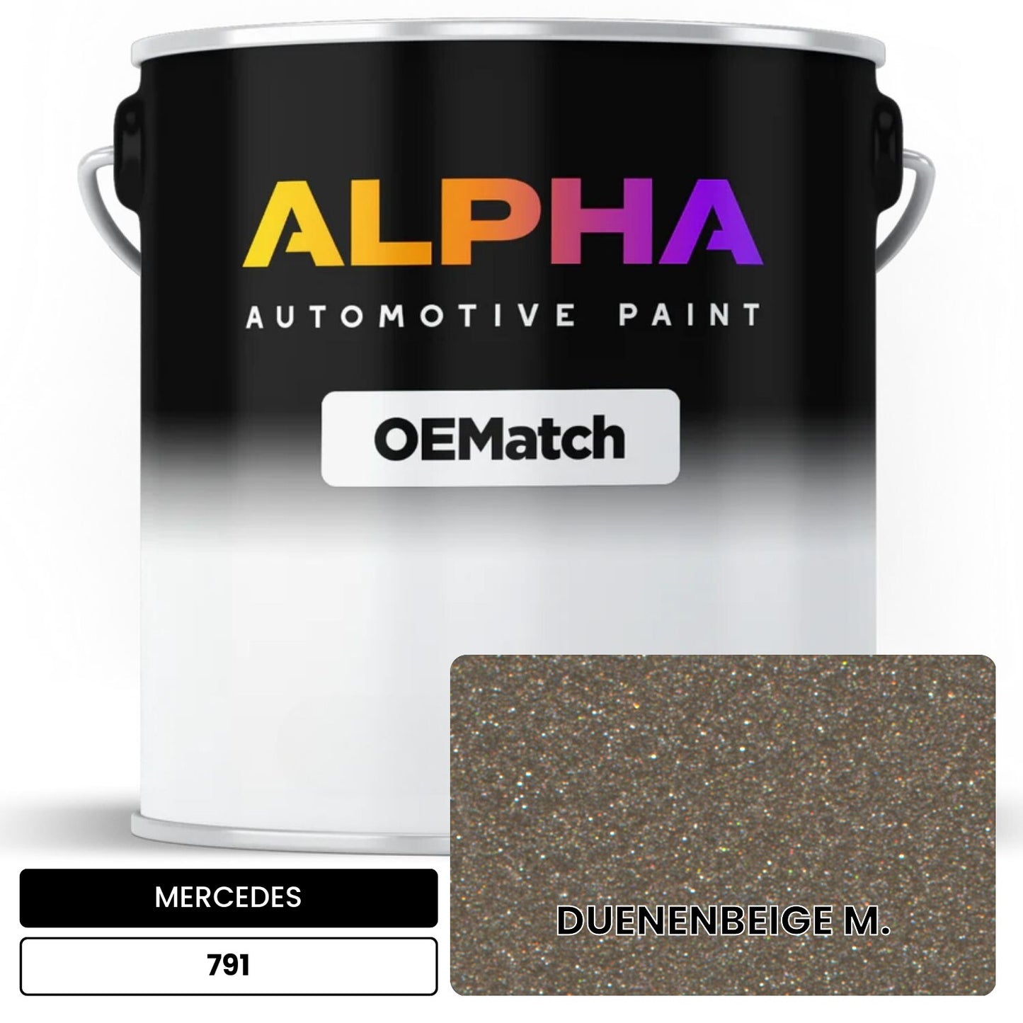 MERCEDES Dune Beige Metallic 791 OEMatch Basecoat