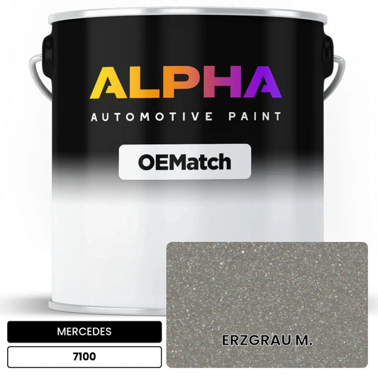 MERCEDES Erzgrau Metallic 7100 OEMatch Basecoat