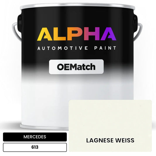 MERCEDES Lagnese White 613 OEMatch Basecoat
