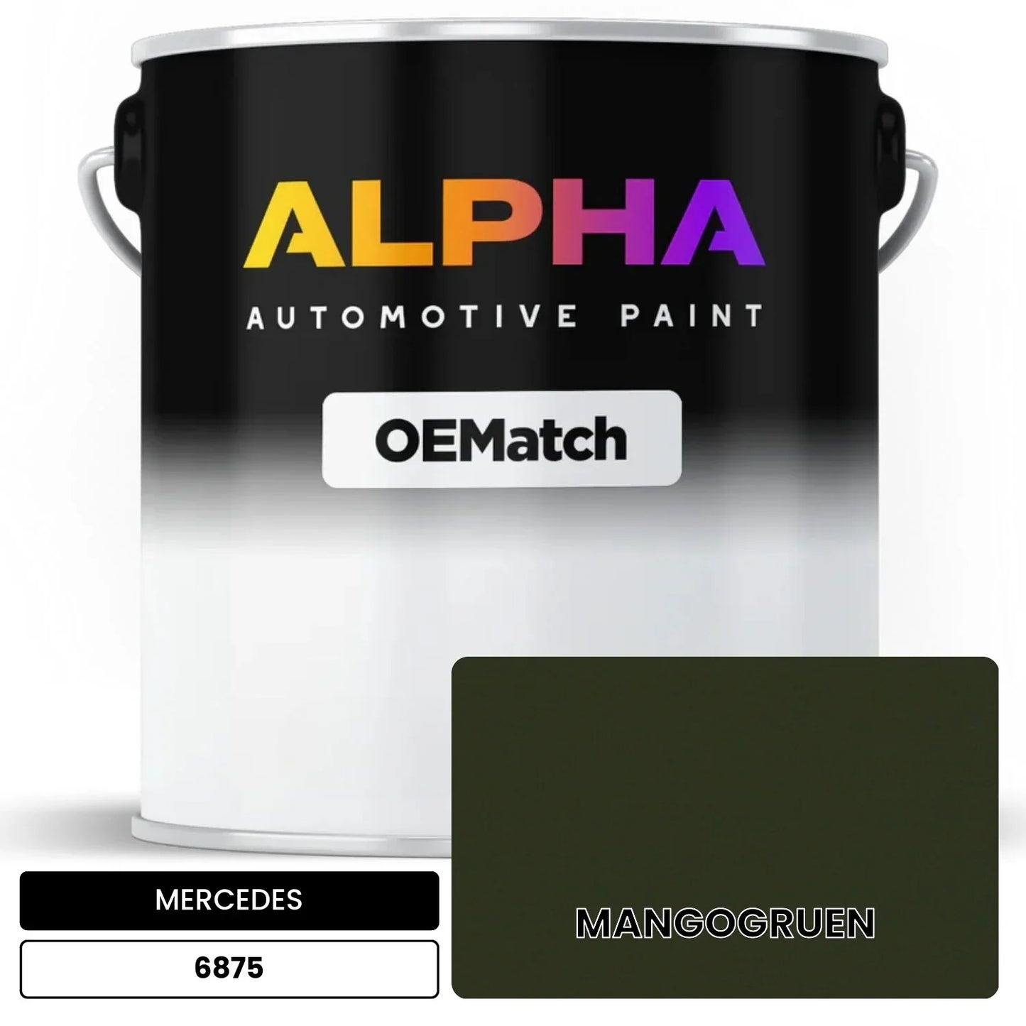 MERCEDES Mango Green 6875 OEMatch Basecoat