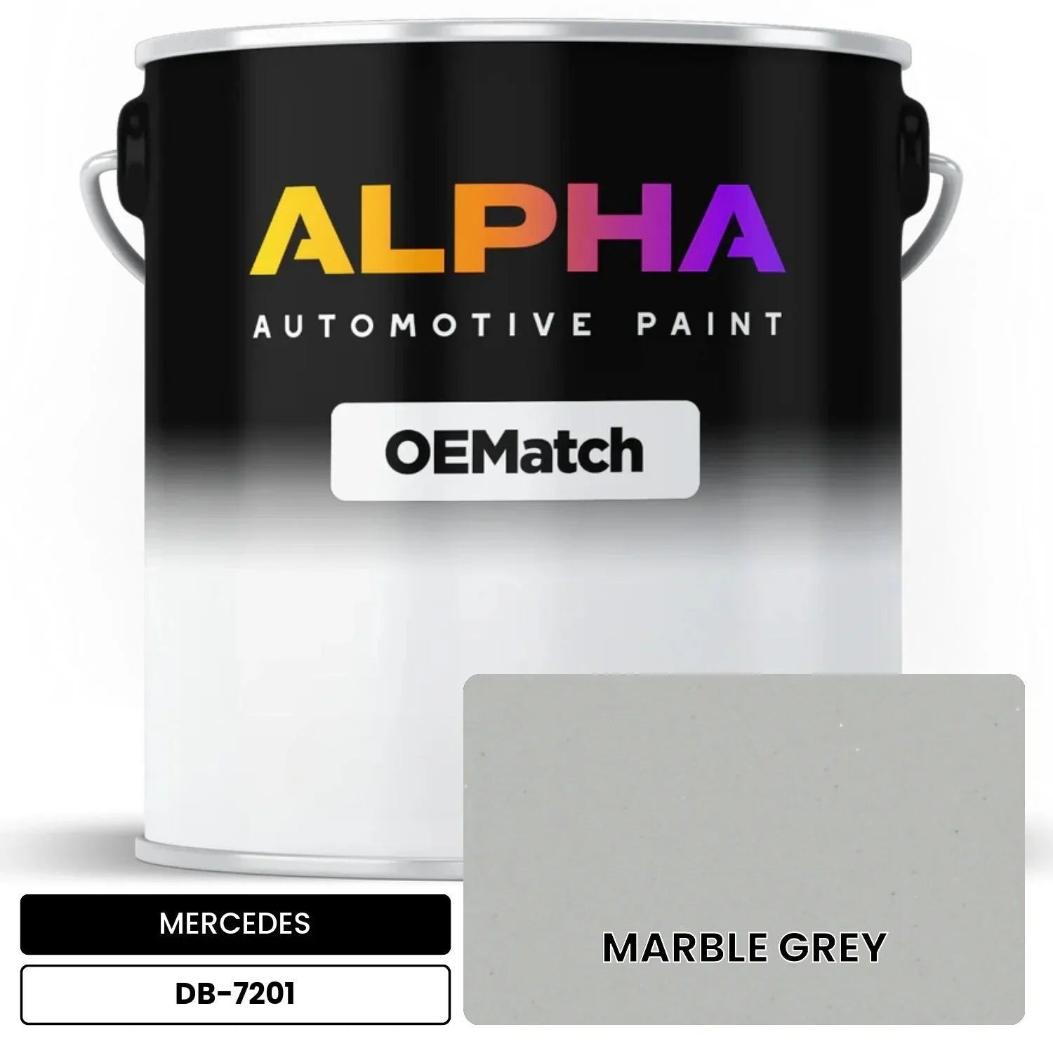 MERCEDES Marble Grey DB-7201 OEMatch Basecoat