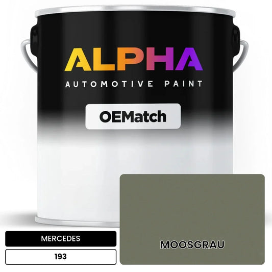 MERCEDES Moss Gray 193 OEMatch Basecoat