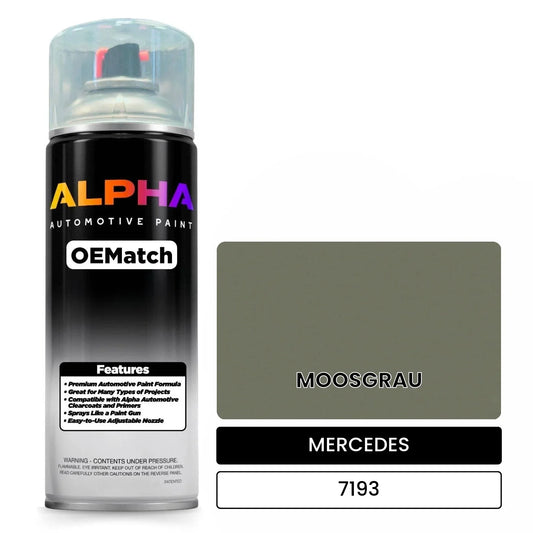 MERCEDES Moss Grey 7193 OEMatch Spraycan