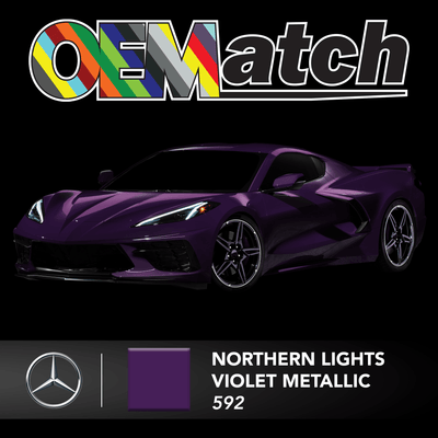 Mercedes Northern Lights Violet Metallic | OEM Drop-In Pigment - The Spray Source - Alpha Pigments