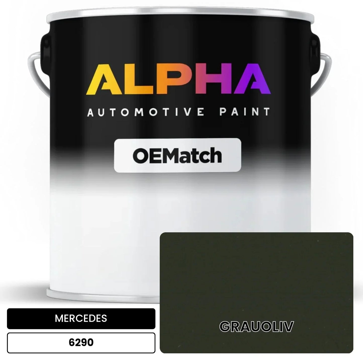 MERCEDES Olive Gray 6290 OEMatch Basecoat