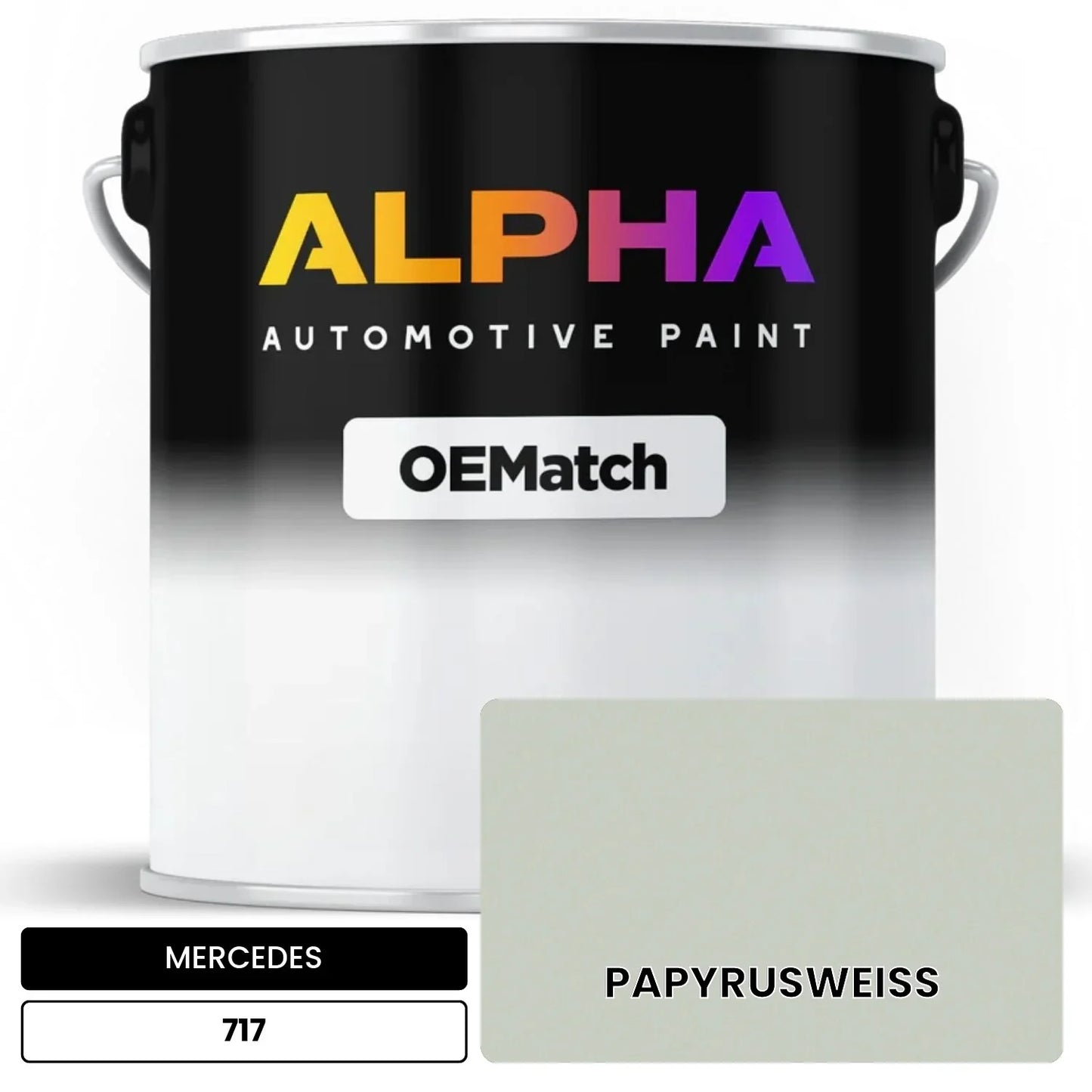 MERCEDES Papyrus White 717 OEMatch Basecoat