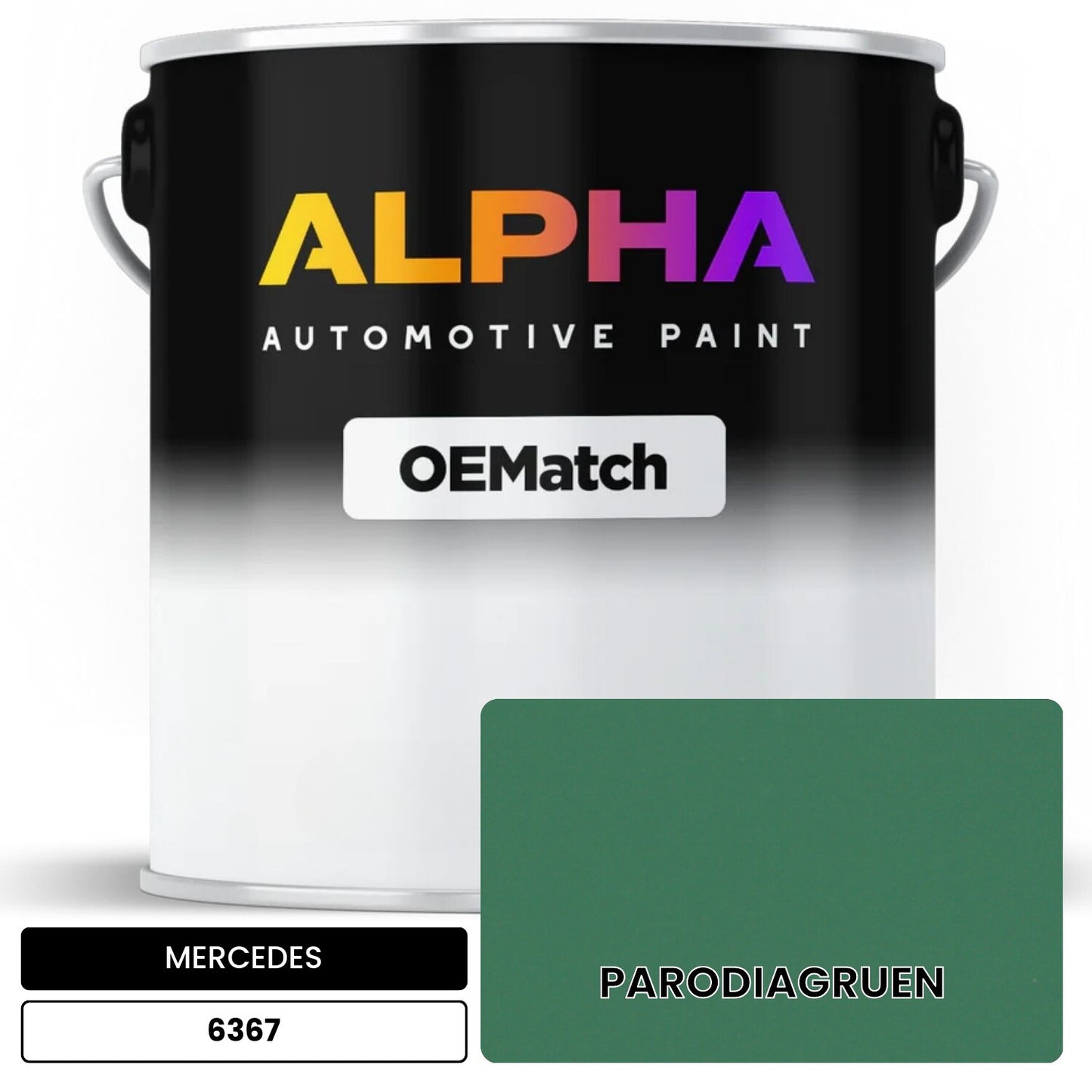 MERCEDES Parodia Green 6367 OEMatch Basecoat