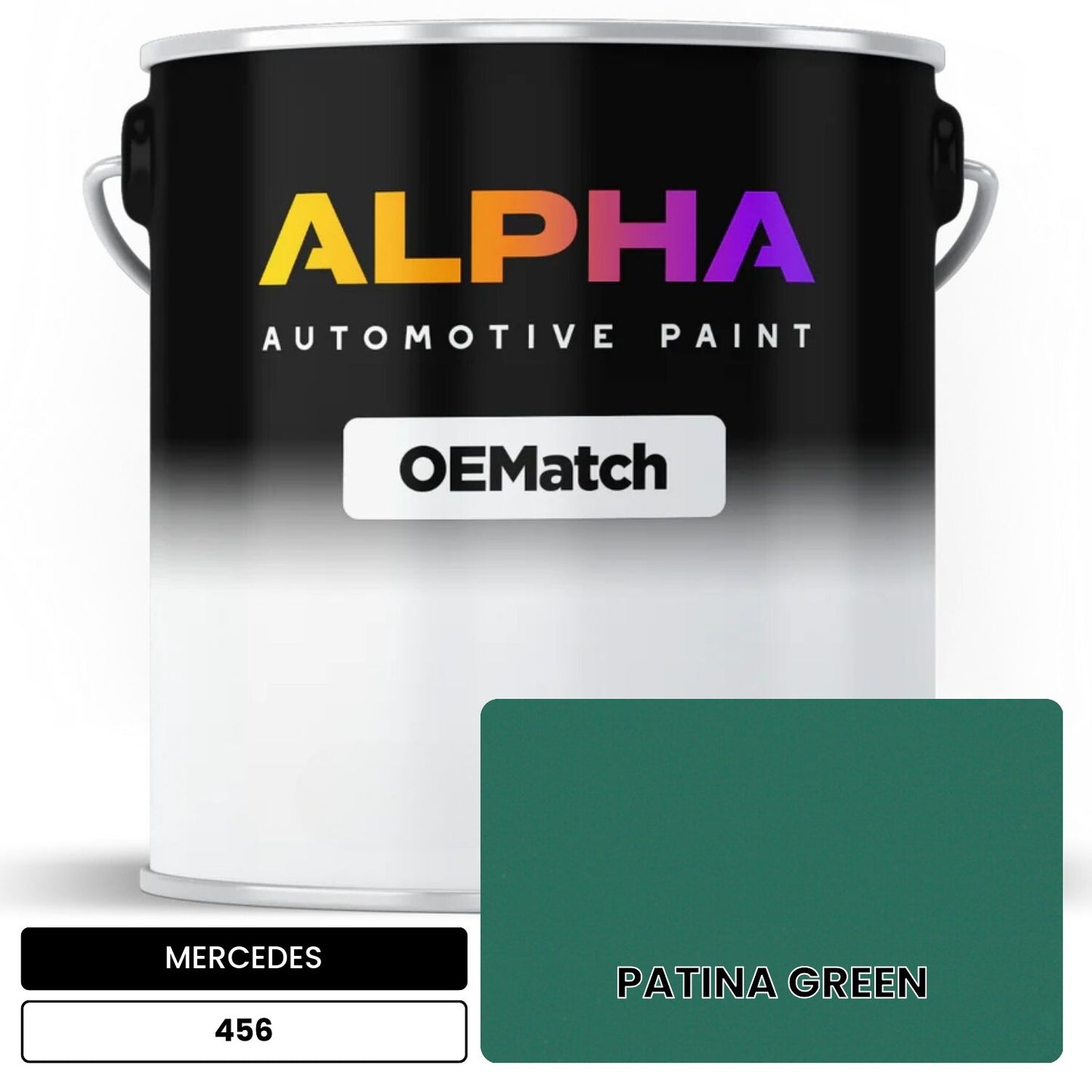 MERCEDES Patina Green 456 OEMatch Basecoat