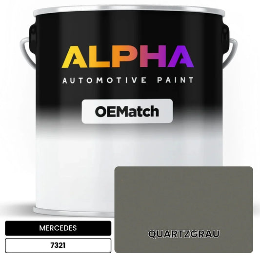 MERCEDES Quartz Gray 7321 OEMatch Basecoat