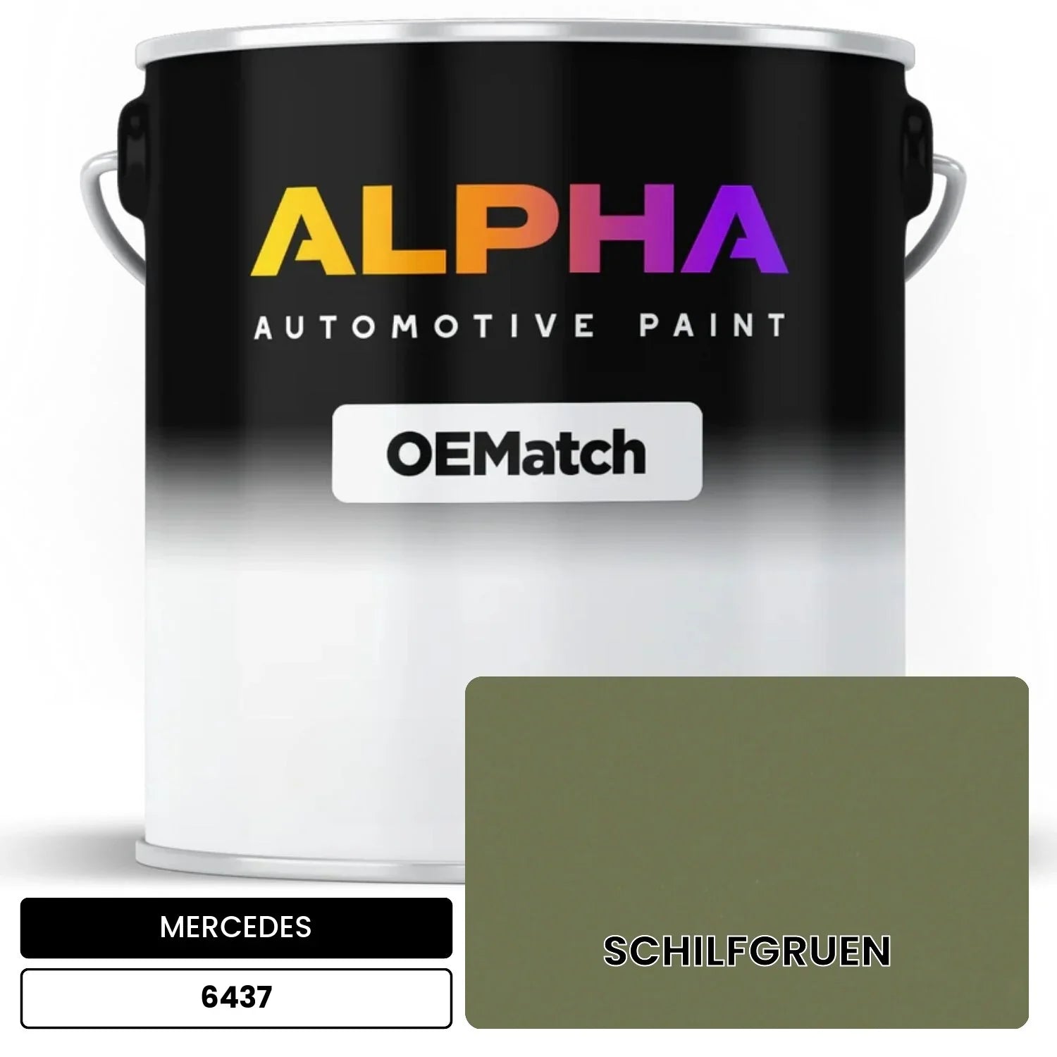 MERCEDES Reeds Green 6437 OEMatch Basecoat