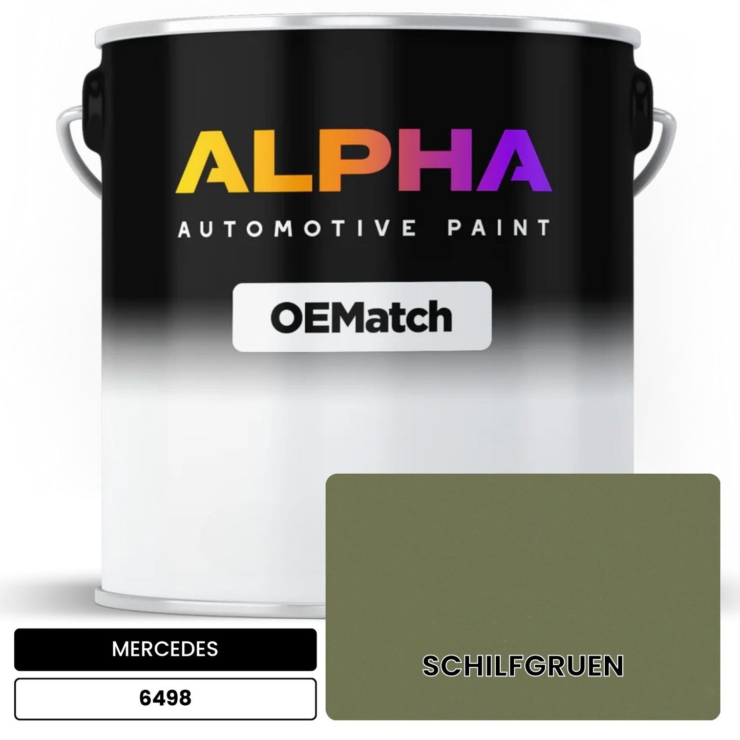 MERCEDES Reeds Green 6498 OEMatch Basecoat