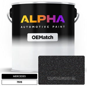 MERCEDES Tantalum Gray Metallic 7519 | OEMatch Automotive Basecoat