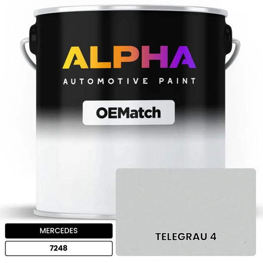 MERCEDES Telegrey 7248 OEMatch Basecoat